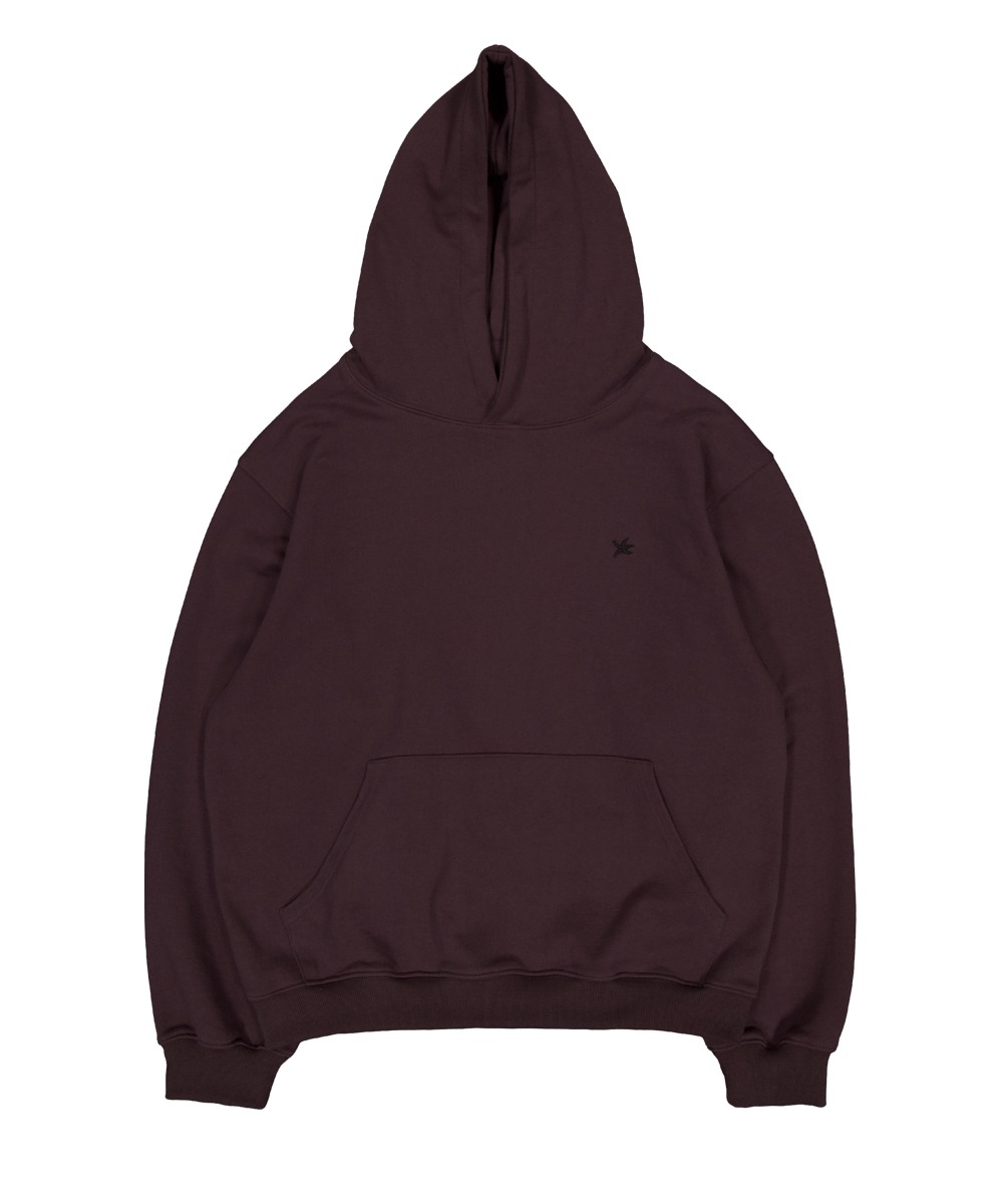 THE COLDEST MOMENT더콜디스트모먼트 TCM starfish mini logo hoodie (dark wine)