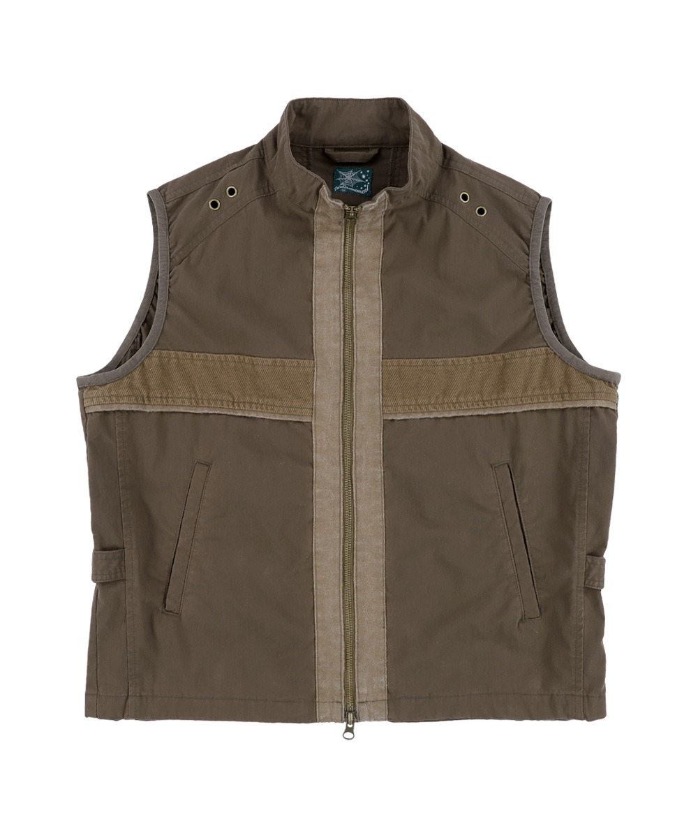 THE COLDEST MOMENT더콜디스트모먼트 TCM vintage western vest (brown)