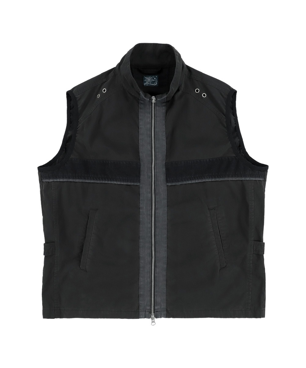 THE COLDEST MOMENT더콜디스트모먼트 TCM vintage western vest (black)