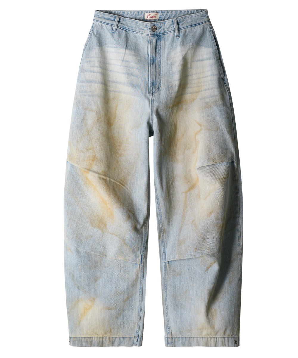 etce이티씨이 OIL WASHED BAGGY JEAN (BLUE)