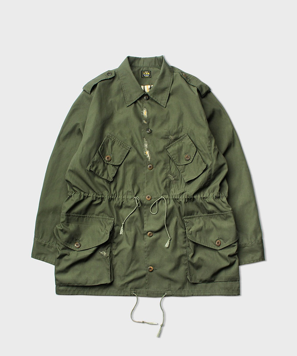 VDR비디알 DAMAGED FIELD JACKET [Military Camp]